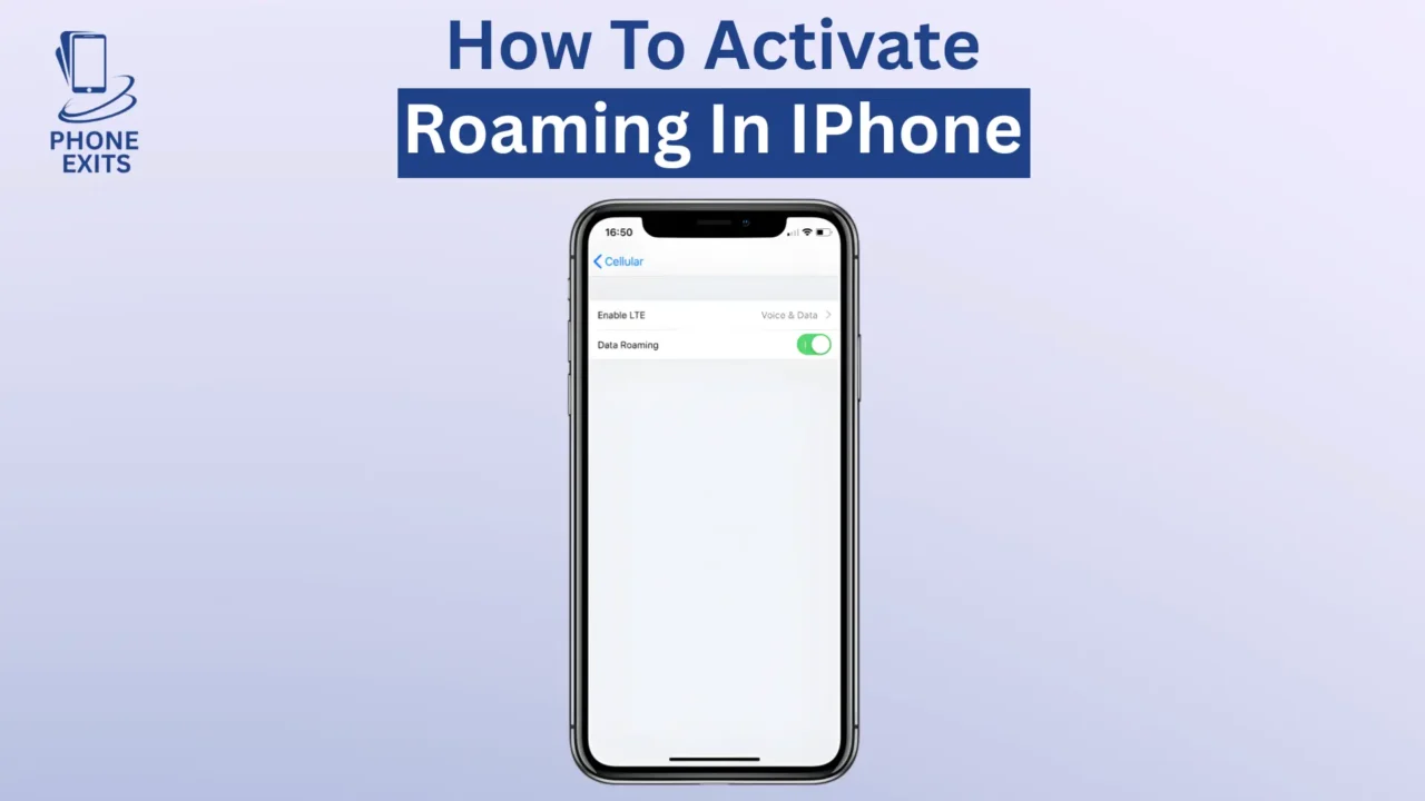 How to Activate Roaming in iPhone